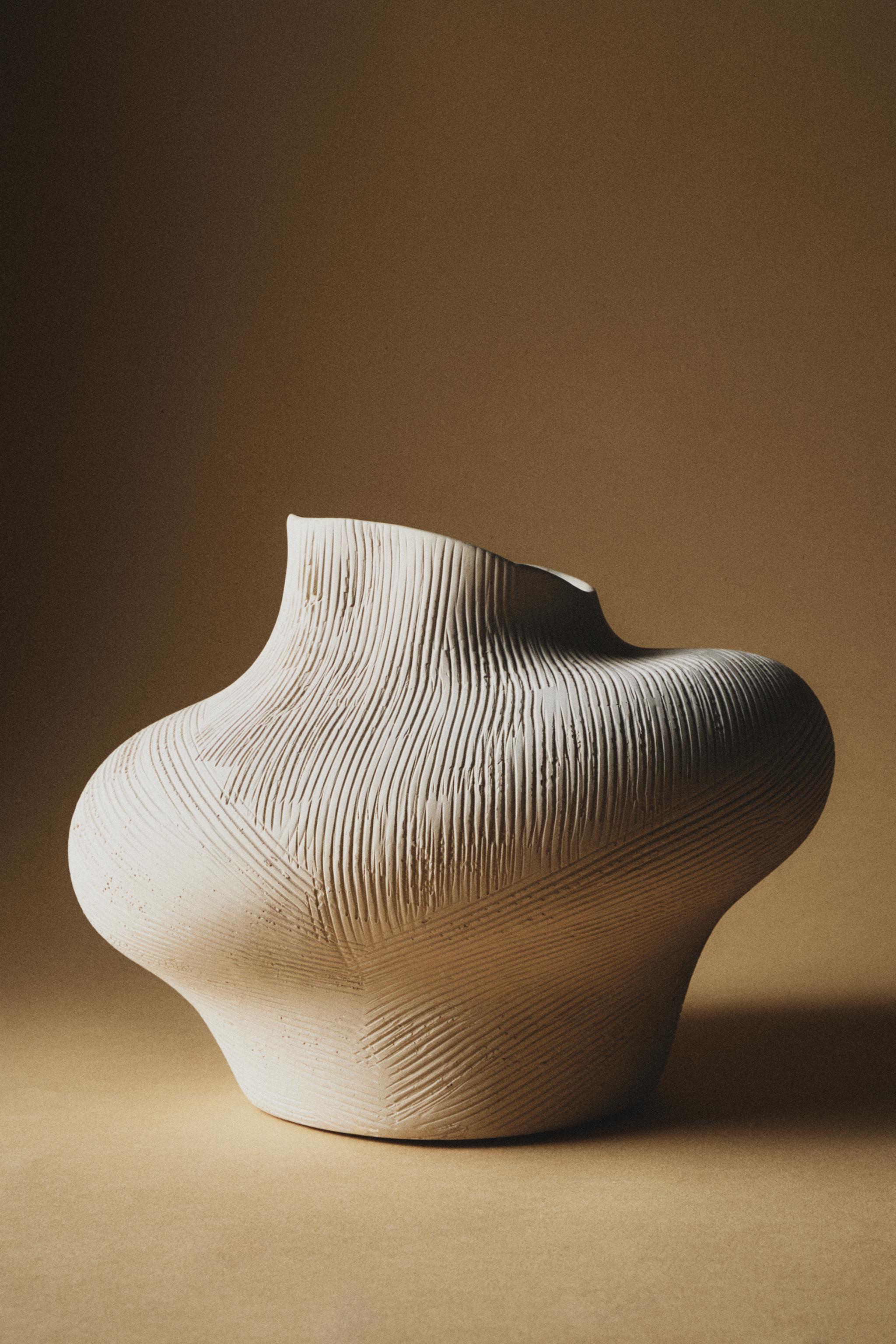 IRREGULAR CERAMIC VASE